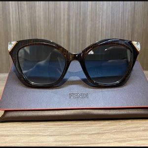 FENDI Jeweled Cat Eye Sunglasses